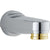 Delta Chrome & Polished Brass Modern Pull-Down Diverter Tub Spout 864496