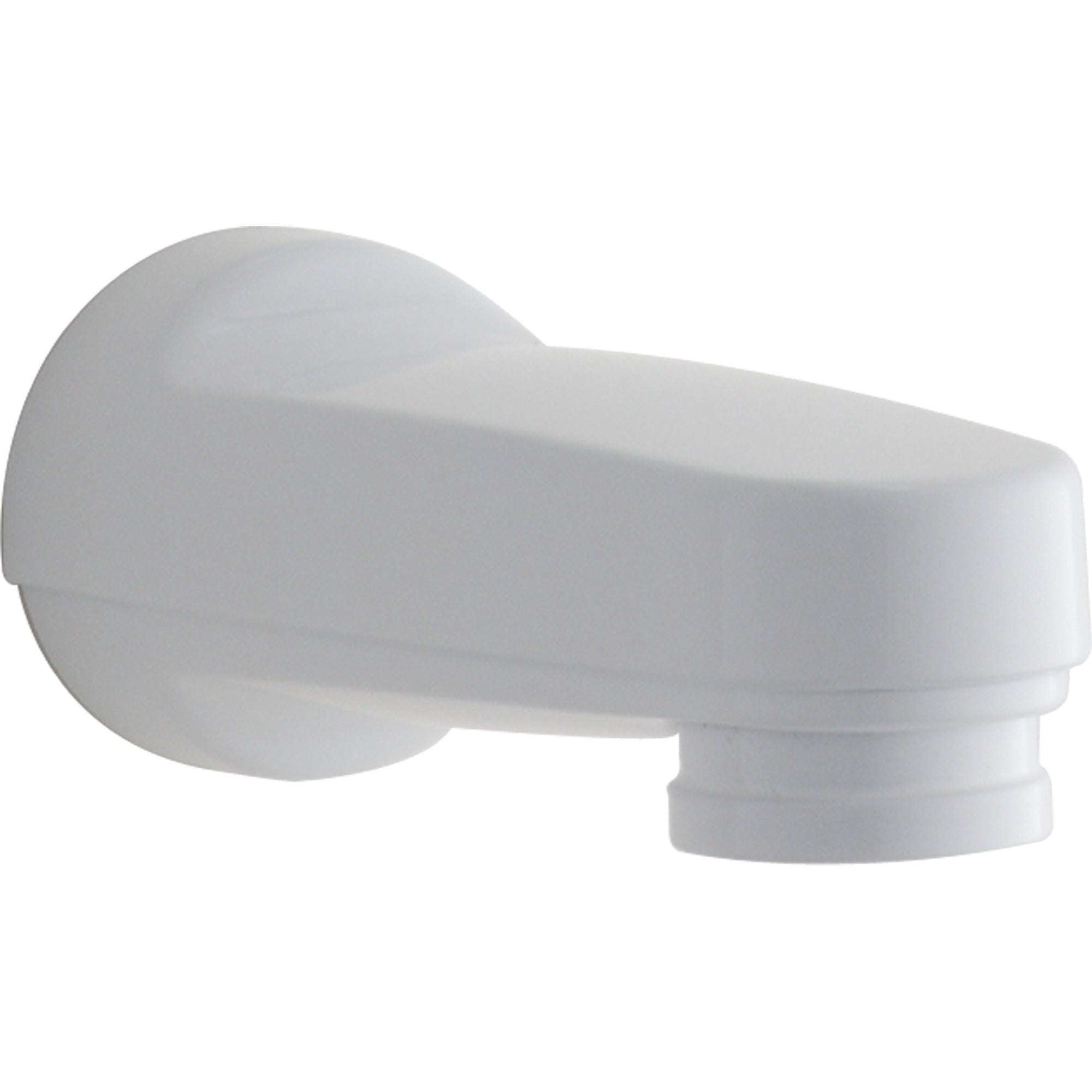 Delta White Finish Modern Pull-Down Diverter Tub Spout 864487