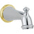 Delta Victorian Chrome / Polished Brass Finish Pull-Up Diverter Tub Spout 460649