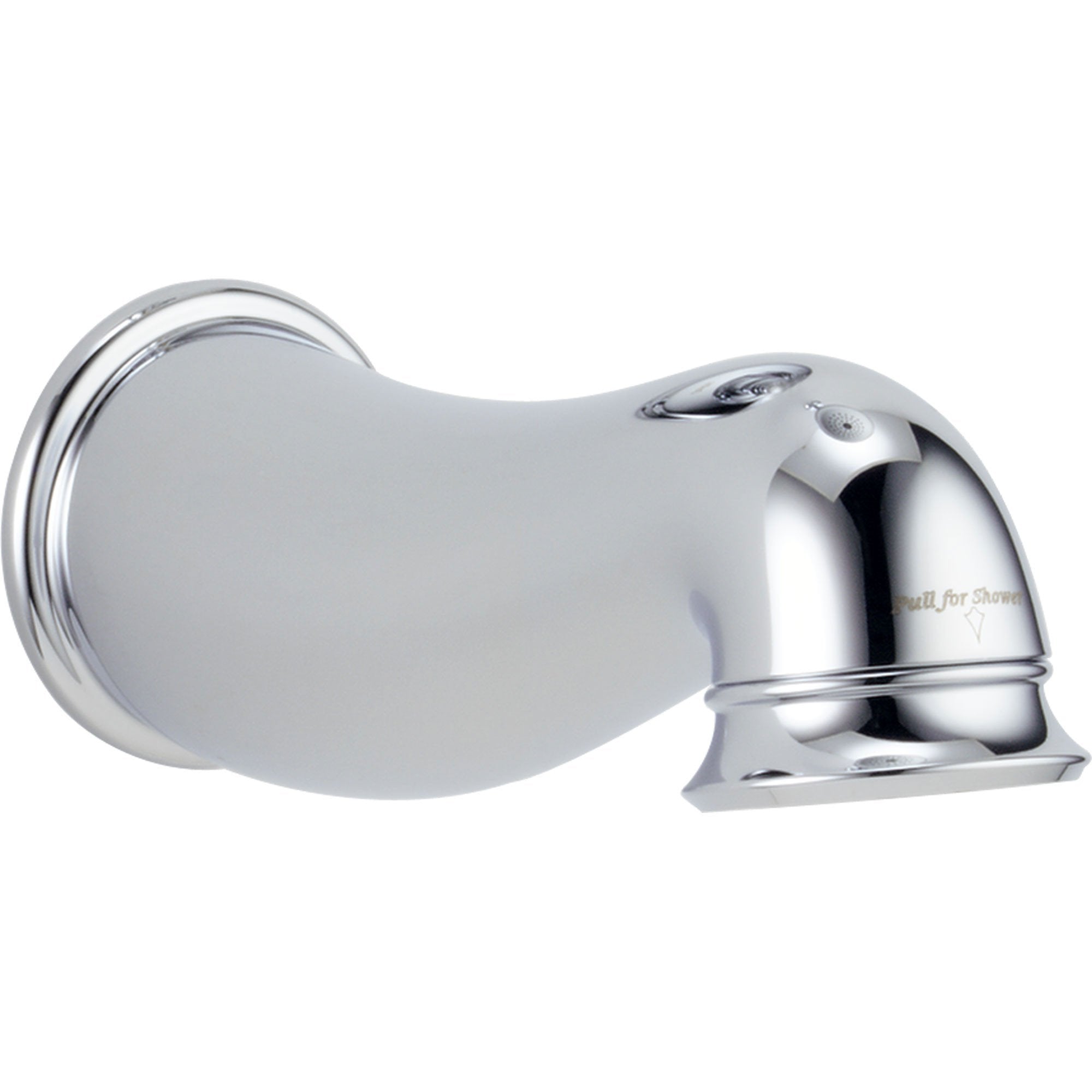 Delta 7-3/4 inch Non-Diverter Tub Spout in Chrome Finish 588663