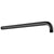 Delta Matte Black Finish 16" Shower Arm DRP46870BL