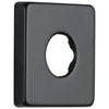 Delta Matte Black Finish Modern Square Standard Shower Flange DRP51034BL