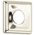 Delta Dryden Collection Polished Nickel Finish Square Standard Shower Flange DRP52144PN