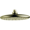 Delta Rizu Modern 1-Spray Large 8-3/4 in. Polished Brass Rain Showerhead 571833