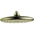 Delta Rizu Modern 1-Spray Large 8-3/4 in. Polished Brass Rain Showerhead 571833