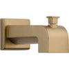 Delta Vero 7.13" Modern Champagne Bronze Pull-Up Diverter Tub Spout 563310