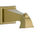 Delta Dryden Non-Diverter Tub Spout in Champagne Bronze 563312