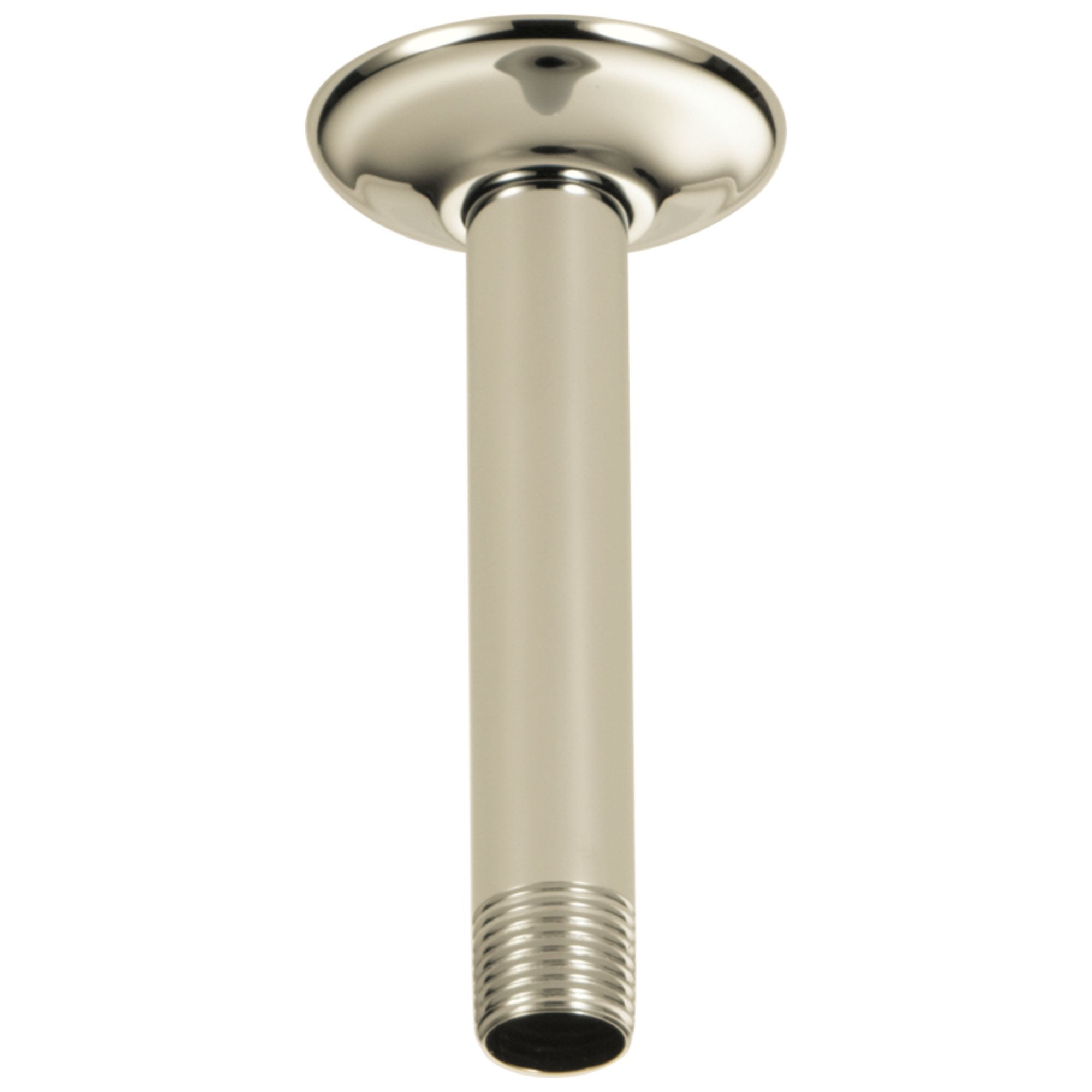 Delta Polished Nickel Finish 6" Ceiling Mount Shower Arm and Flange DRP61058PN