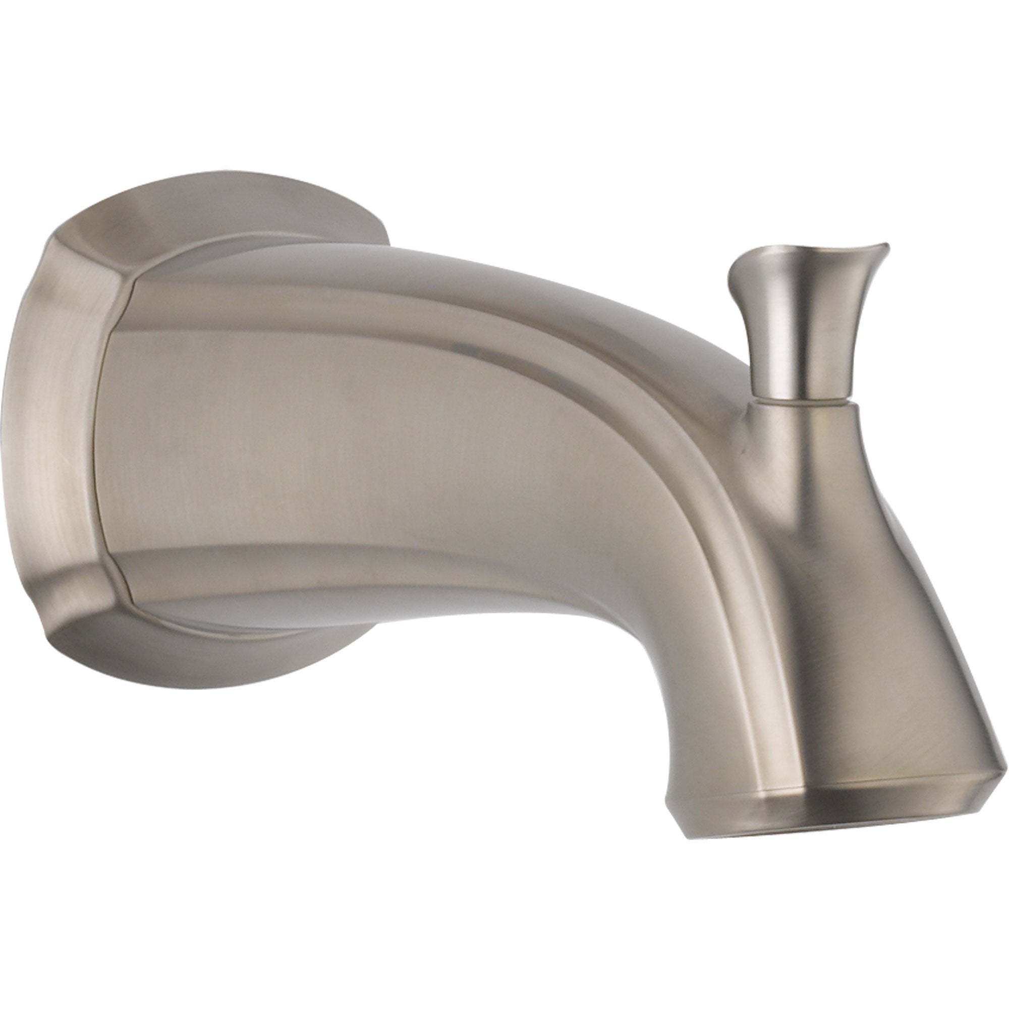 Delta Addison 7-1/2 in. Stainless Steel Finish Pull-Up Diverter Tub Spout 587571