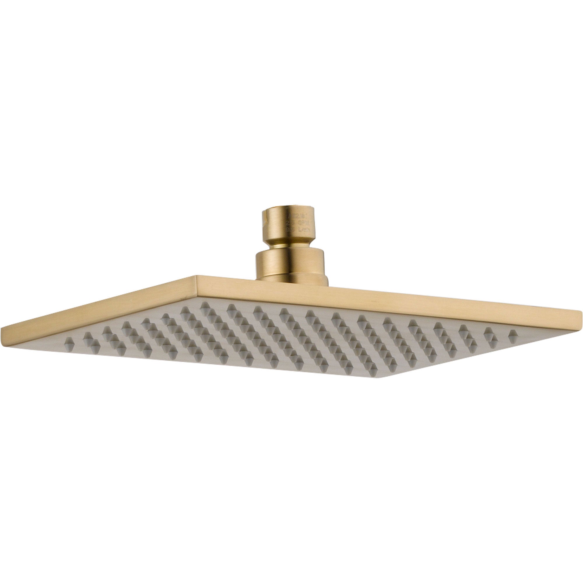 Delta Vero Champagne Bronze Modern 8-5/8" x 5-11/16" Large Rectangular Rain Showerhead 563327