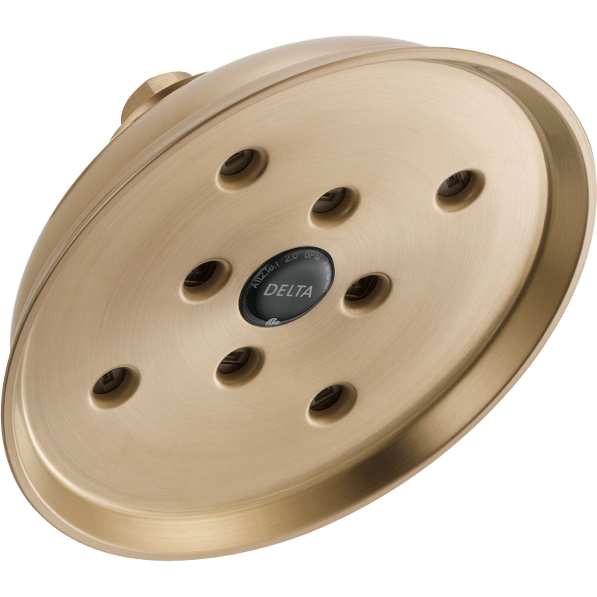 Delta 1-Spray 6-1/2 in. Champagne Bronze Raincan H2Okinetic Shower Head 571820