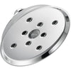 Delta 1-Spray 6-1/2 in. Raincan H2Okinetic Shower Head in Chrome 571012