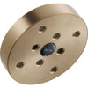 Delta 1-Spray Champagne Bronze 5-1/2 in. H2Okinetic Showerhead 586282