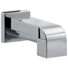 Delta Ara Collection Polished Nickel Finish Modern Pull-Up Diverter Tub Spout DRP75435PN