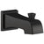 Delta Ashlyn Matte Black Finish Pull-Up Diverter Tub Spout DRP77091BL