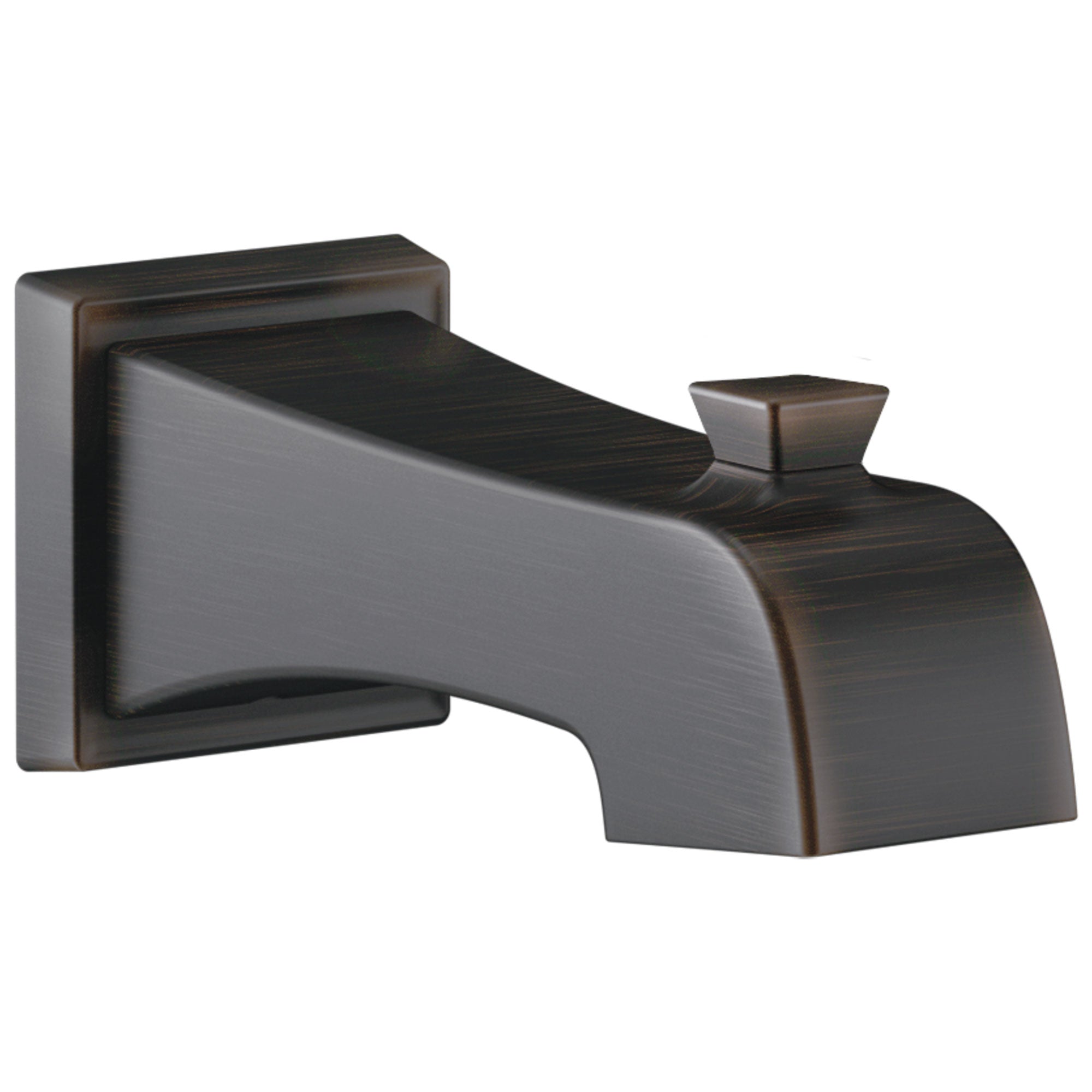 Delta Ashlyn Collection Venetian Bronze Finish Modern Wall Mount Non Diverter Tub Spout DRP77092RB