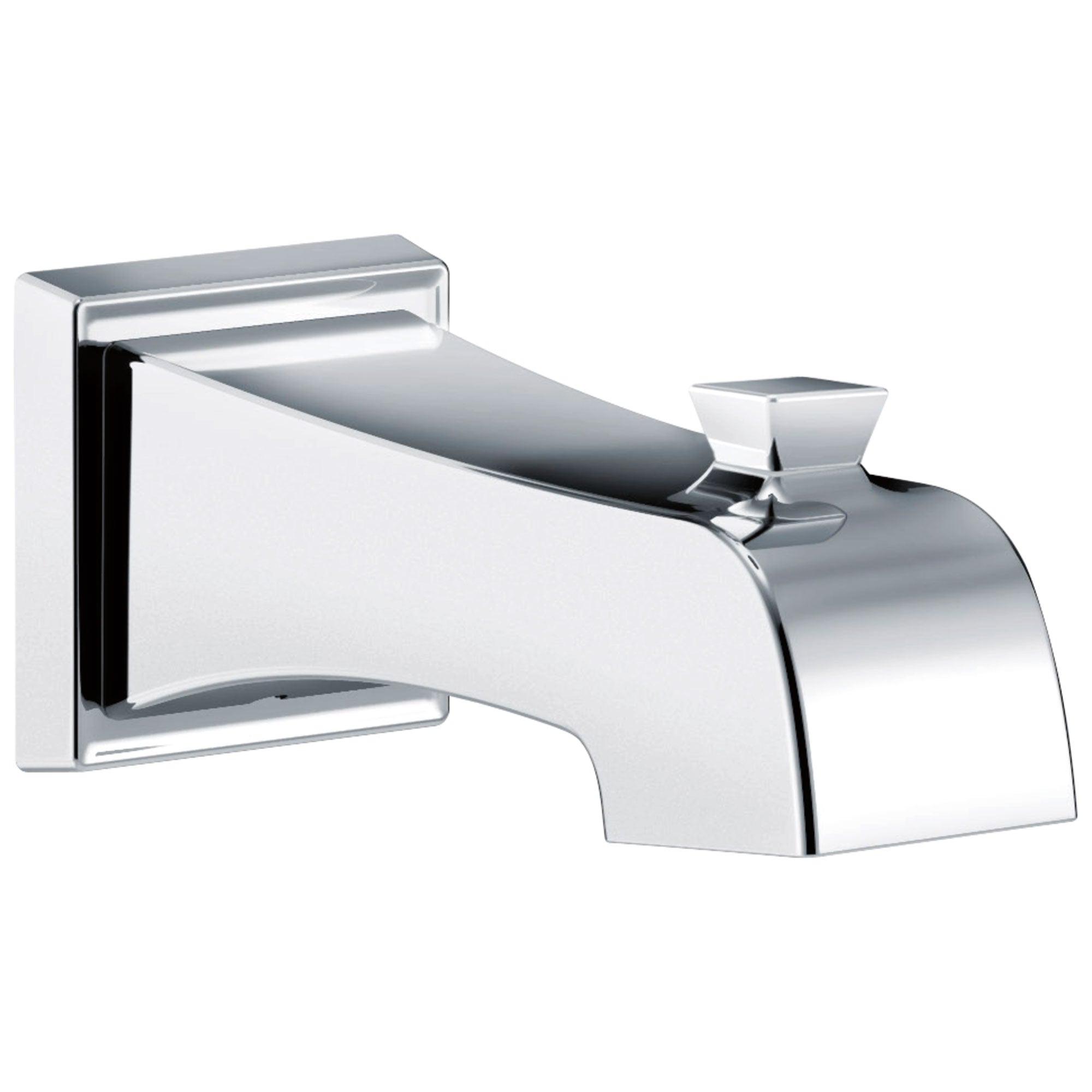 Delta Ashlyn Collection Chrome Finish Modern Wall Mount Non Diverter Tub Spout DRP77092