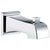 Delta Ashlyn Collection Chrome Finish Modern Wall Mount Non Diverter Tub Spout DRP77092