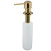 Kingston Polished Brass Heritage deck mount Easy Fill Soap Dispenser SD1602