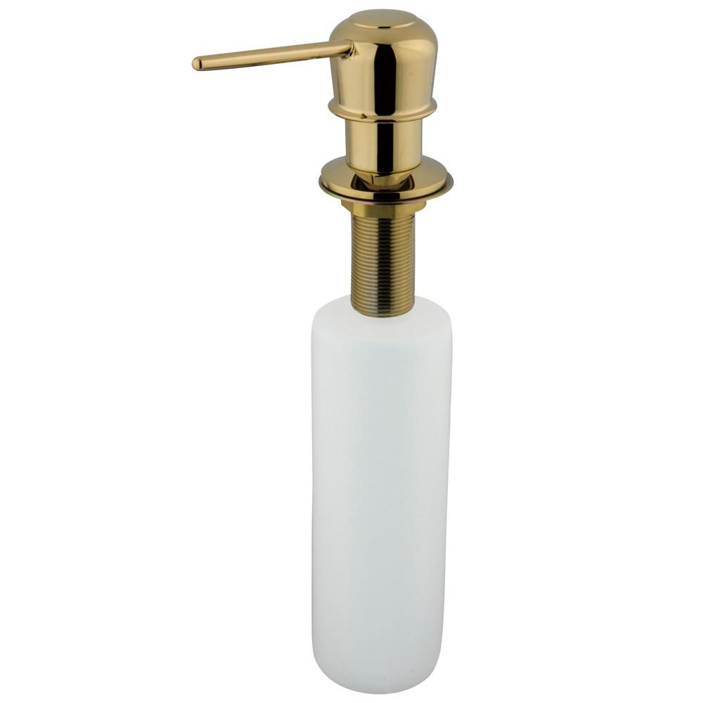 Kingston Polished Brass Heritage deck mount Easy Fill Soap Dispenser SD1602