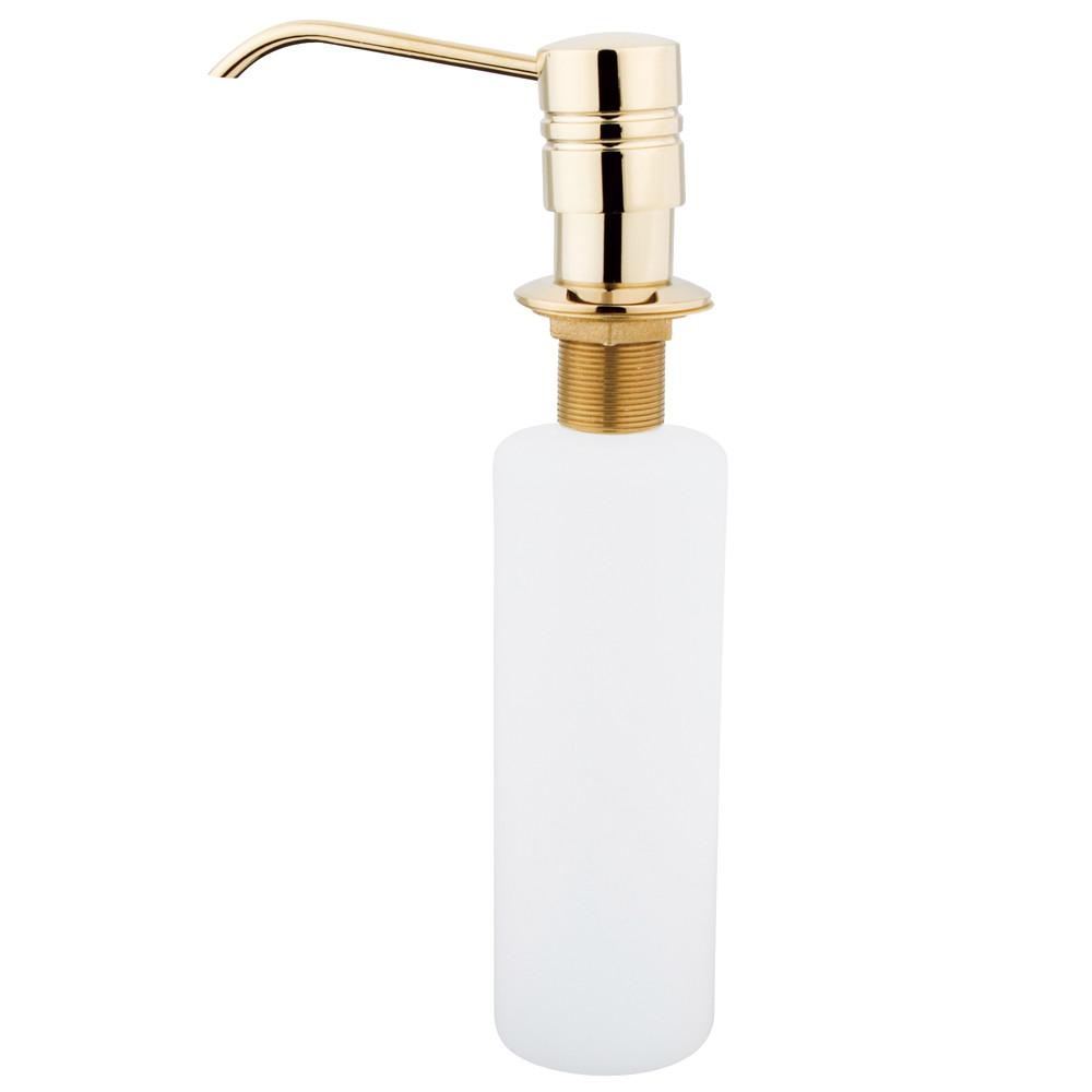 Kingston Brass Polished Brass Milano deck mount Easy Fill Soap Dispenser SD2612