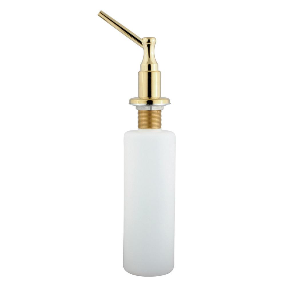 Kingston Polished Brass Restoration deck mount Easy Fill Soap Dispenser SD3602