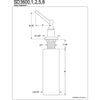 Kingston Satin Nickel Restoration deck mount Easy Fill Soap Dispenser SD3608