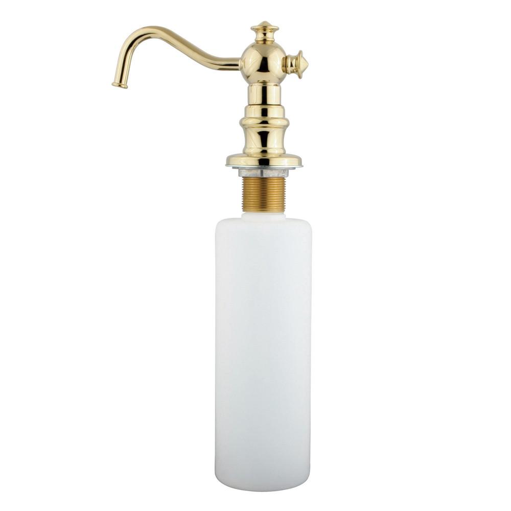 Kingston Brass Polished Brass Vintage deck mount Easy Fill Soap Dispenser SD7602