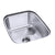 Sterling Springdale Undermount Stainless Steel 20.5 inch 0-Hole Single Bowl Kitchen Sink 663143