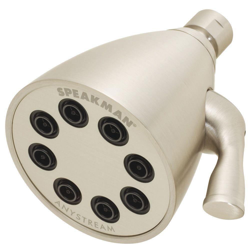 Speakman Anystream Icon 8-Jet Showerhead in Brushed Nickel 538776