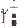 Delta Dryden Venetian Bronze Shower System with Temp2O Control, 3-Setting Diverter, Ceiling Mount Showerhead, and Hand Shower with Grab Bar SS1401RB2