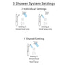 Delta Dryden Venetian Bronze Finish Shower System with Temp2O Control Handle, 3-Setting Diverter, Showerhead, and Hand Shower with Grab Bar SS1401RB3