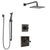 Delta Dryden Venetian Bronze Finish Shower System with Temp2O Control Handle, 3-Setting Diverter, Showerhead, and Hand Shower with Slidebar SS1401RB8