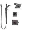 Delta Vero Venetian Bronze Finish Shower System with Control Handle, 3-Setting Diverter, Showerhead, and Hand Shower with Slidebar SS142532RB4