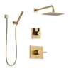 Delta Vero Champagne Bronze Finish Shower System with Control Handle, 3-Setting Diverter, Showerhead, and Hand Shower with Wall Bracket SS14253CZ3