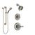 Delta Victorian Stainless Steel Finish Shower System with Control Handle, 3-Setting Diverter, Showerhead, and Hand Shower with Grab Bar SS14255SS3