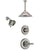 Delta Victorian Stainless Steel Finish Shower System with Control Handle, 3-Setting Diverter, Showerhead, and Ceiling Mount Showerhead SS14255SS5