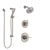 Delta Trinsic Stainless Steel Finish Shower System with Control Handle, 3-Setting Diverter, Showerhead, and Hand Shower with Slidebar SS142591SS5