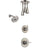 Delta Trinsic Stainless Steel Finish Shower System with Control Handle, 3-Setting Diverter, Showerhead, and Ceiling Mount Showerhead SS142591SS6