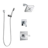 Delta Ara Chrome Finish Shower System with Control Handle, 3-Setting Diverter, Showerhead, and Hand Shower with Wall Bracket SS1426715