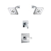 Delta Ara Chrome Finish Shower System with Control Handle, 3-Setting Diverter, 2 Showerheads SS1426716