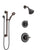 Delta Linden Venetian Bronze Finish Shower System with Control Handle, 3-Setting Diverter, Showerhead, and Hand Shower with Grab Bar SS14294RB3