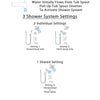 Delta Ara Stainless Steel Finish Tub and Shower System with Temp2O Control, 3-Setting Diverter, Showerhead, and Hand Shower with Slidebar SS14401SS4