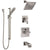 Delta Ara Stainless Steel Finish Tub and Shower System with Temp2O Control, 3-Setting Diverter, Showerhead, and Hand Shower with Slidebar SS14401SS5