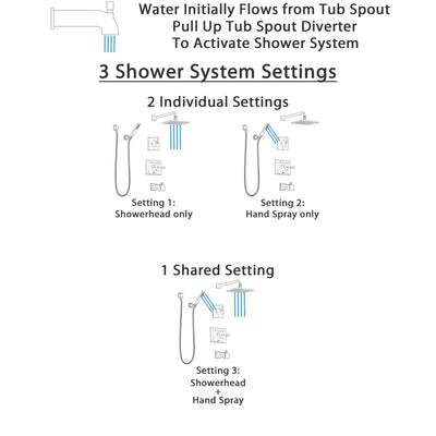 Delta Vero Venetian Bronze Tub and Shower System with Control Handle, 3-Setting Diverter, Showerhead, and Hand Shower with Wall Bracket SS14453RB5