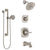 Delta Addison Stainless Steel Finish Tub and Shower System with Control Handle, Diverter, Showerhead, and Hand Shower with Grab Bar SS14492SS4