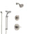 Delta Trinsic Stainless Steel Finish Shower System with Control Handle, 3-Setting Diverter, Temp2O Showerhead, and Hand Shower with Slidebar SS1459SS2