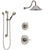 Delta Trinsic Stainless Steel Finish Shower System with Control Handle, 3-Setting Diverter, Showerhead, and Hand Shower with Grab Bar SS1459SS5