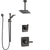 Delta Ashlyn Venetian Bronze Shower System with Control Handle, 3-Setting Diverter, Ceiling Mount Showerhead, and Hand Shower with Slidebar SS1464RB6