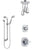 Delta Addison Chrome Finish Shower System with Control Handle, 3-Setting Diverter, Ceiling Mount Showerhead, and Hand Shower with Slidebar SS14925